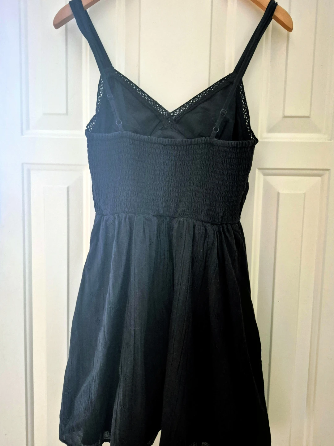 Black Sundress with Lace Trim - photo 3