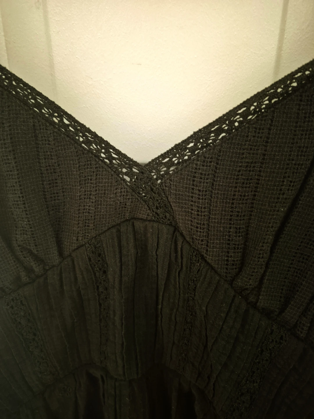 Black Sundress with Lace Trim - photo 5