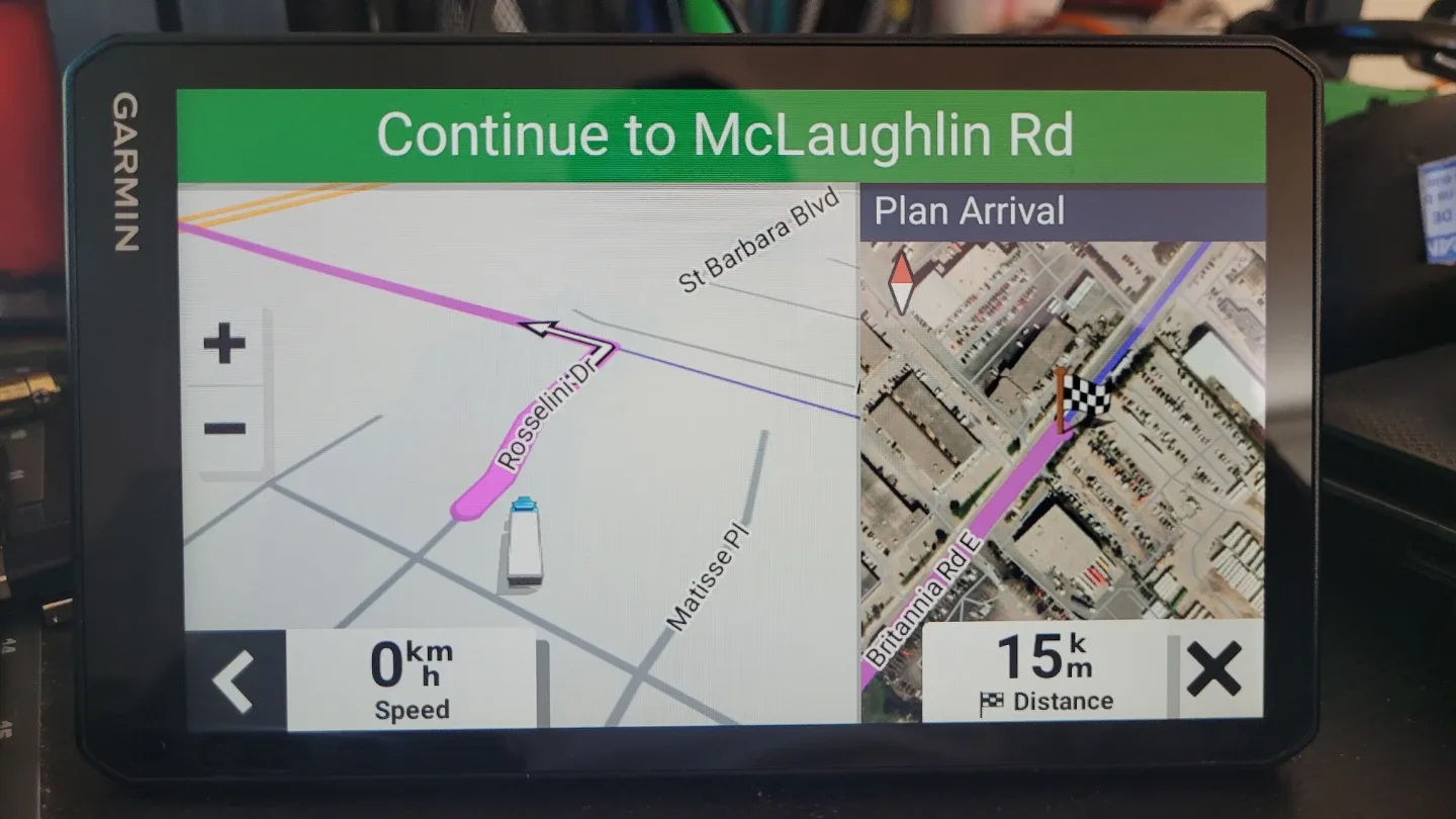 Garmin Dezl OTR710 Truck Navigator - 7 Inch Display