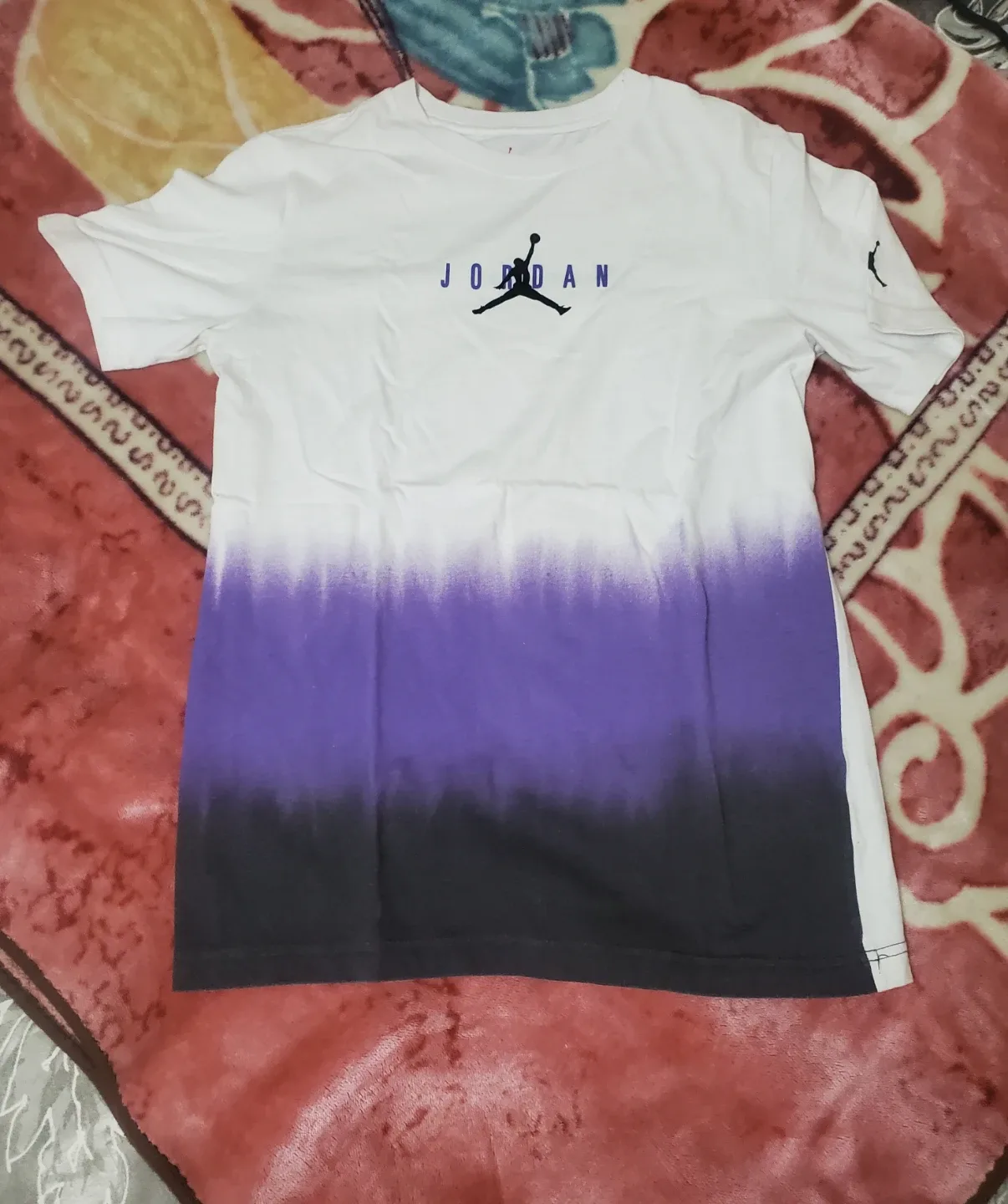 Jordan White & Purple T-Shirt - Size XL
