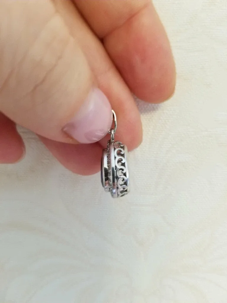 Blue sapphire Sterling Silver pendant image indicator(7)