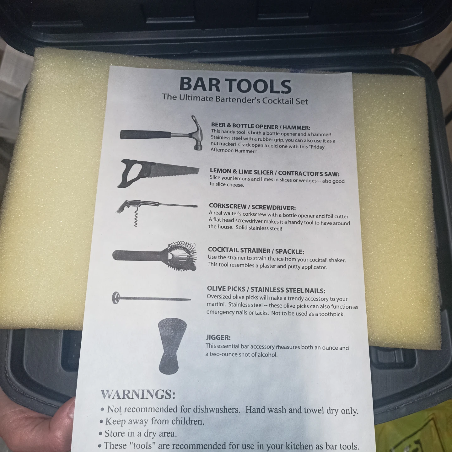 ‼️$5‼️Bar Tools Ultimate Bartender's Cocktail Set - photo 3