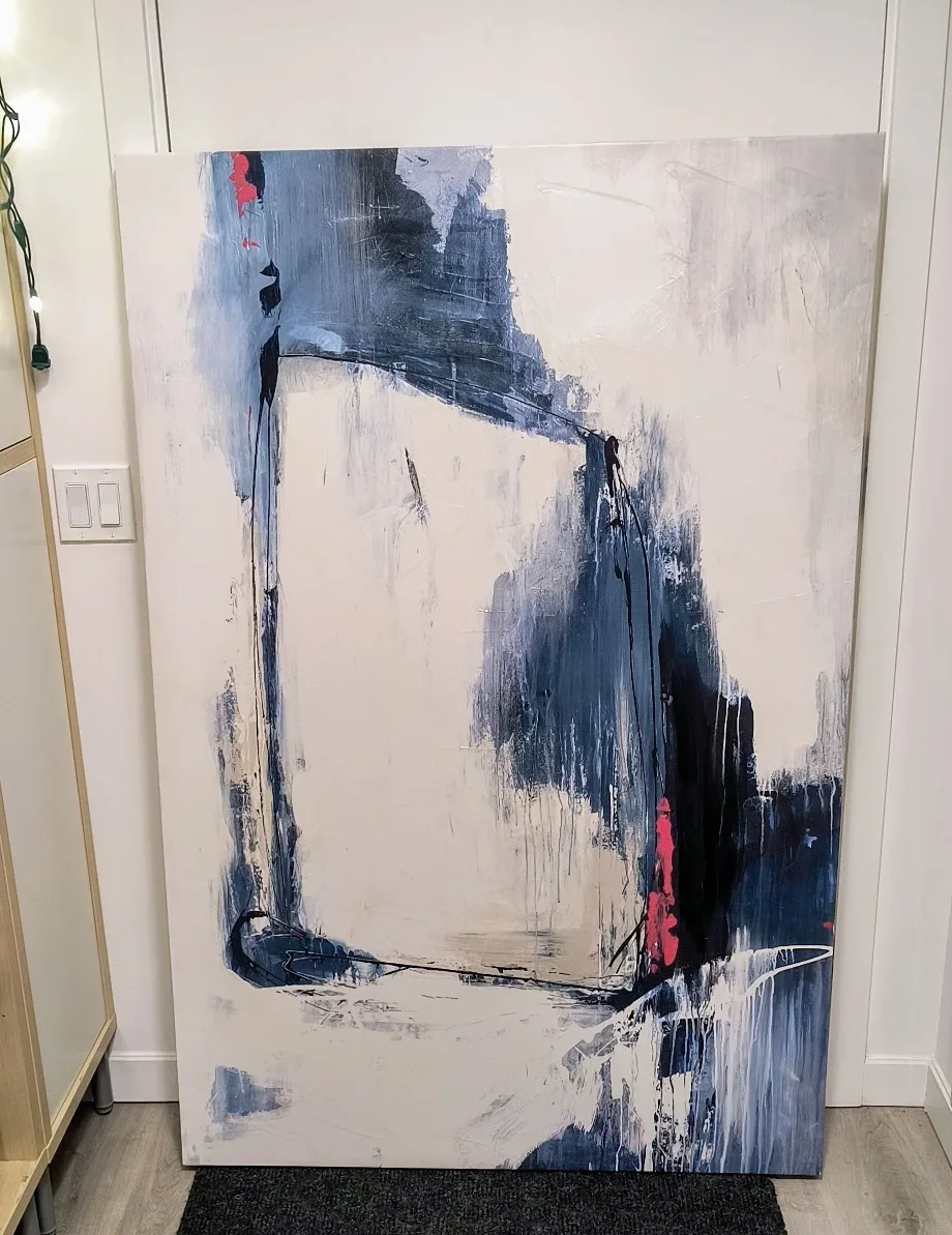 Abstract Wall Painting (60" X 40")