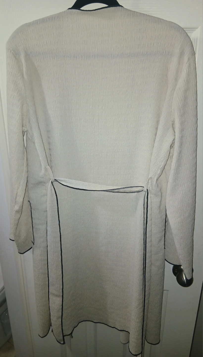 Off-White Textured Robe -S/M - photo 3