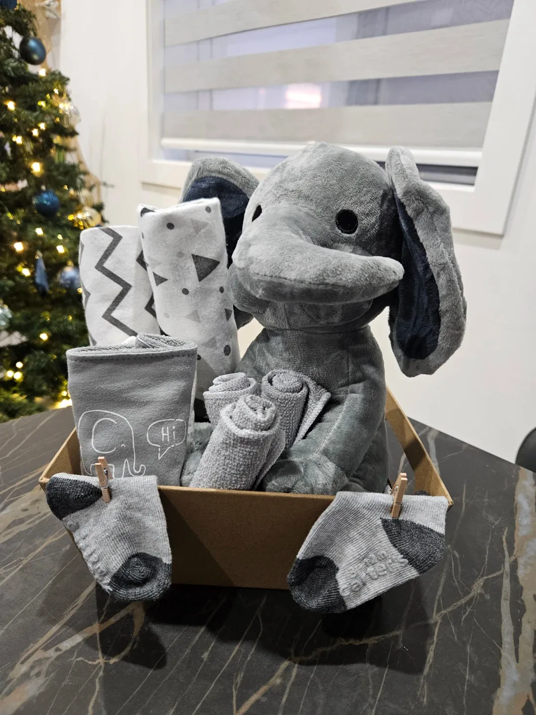 Elephant Plush Gift Set - Baby Shower