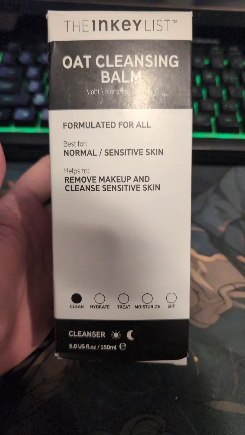 The INKEY List Oat Cleansing Balm