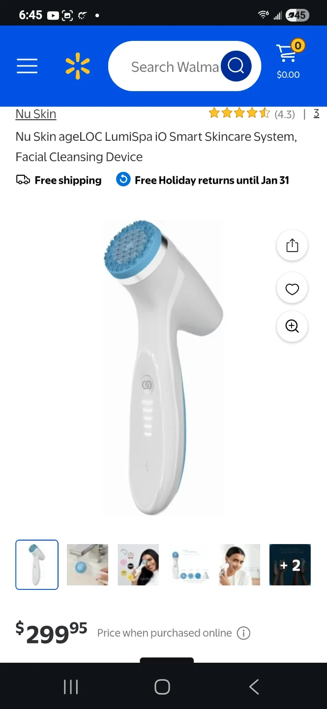New Nu Skin ageLOC LumiSpa iO Smart Skincare System