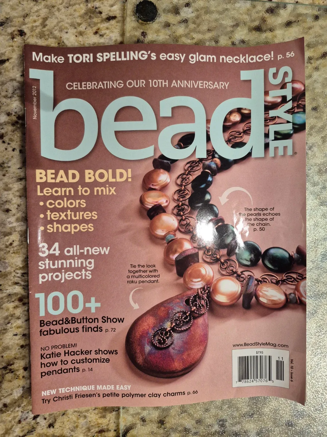 Beads & Glitter Cord plus pattern magazine. #cleanout image indicator(2)