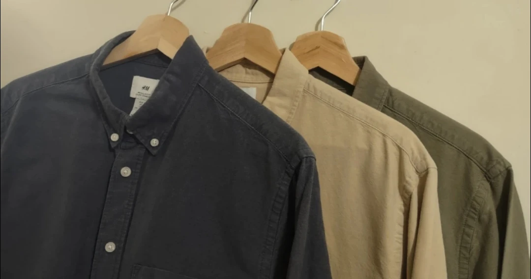 H&M Regular Fit Oxford Shirts  3 color - Size M - photo 2