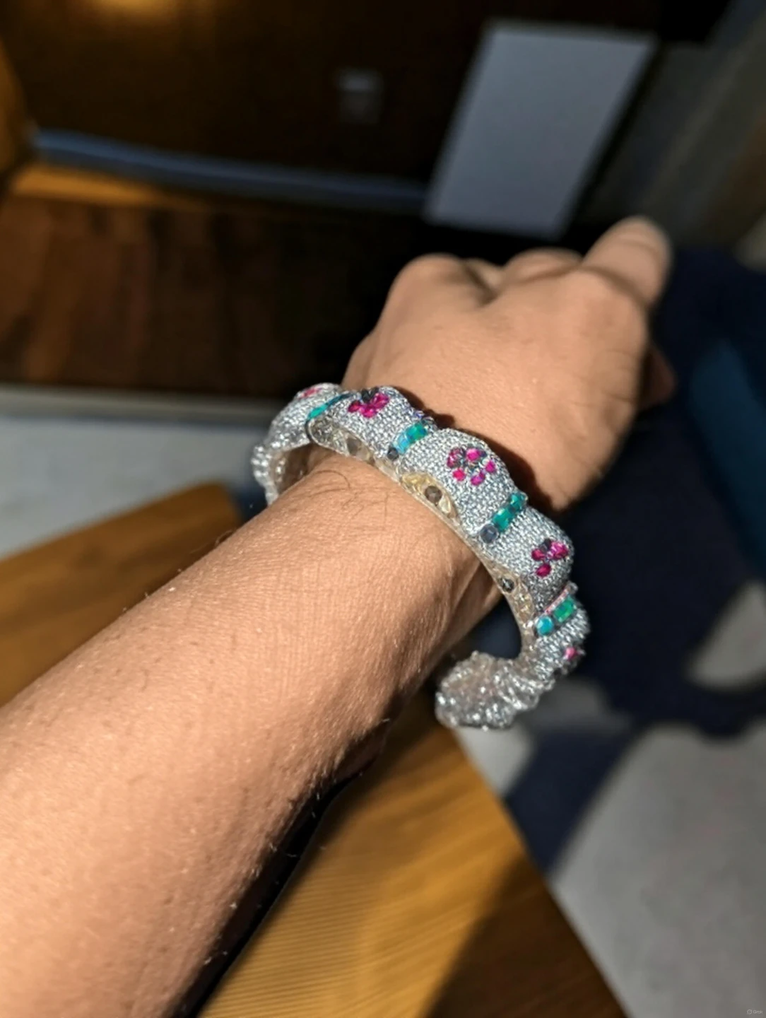 Pure Silver Banjara Bangles Set – Handmade from Rajasthan - photo 2