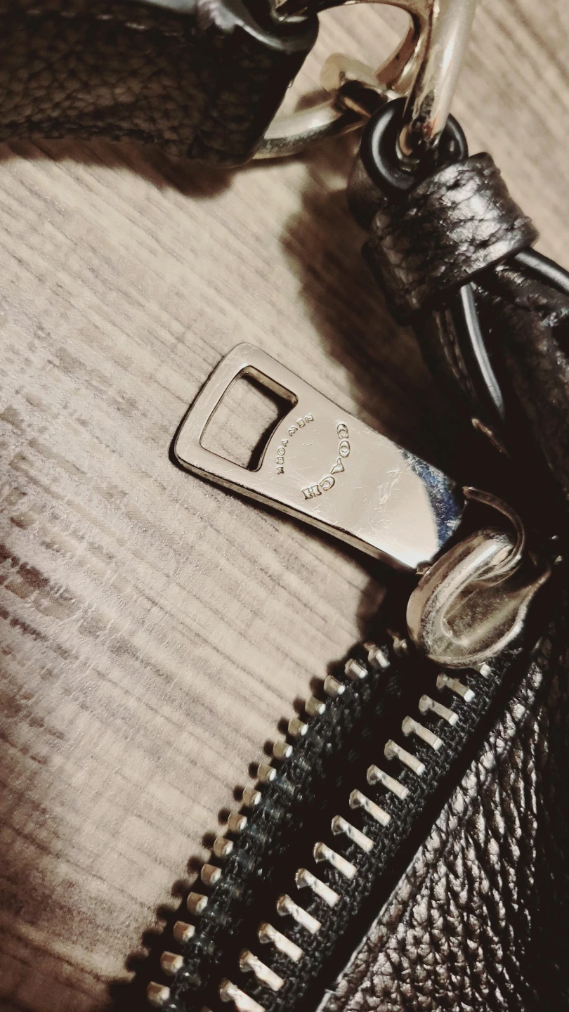 Coach Black Leather Shoulder Bag Like new - photo 4