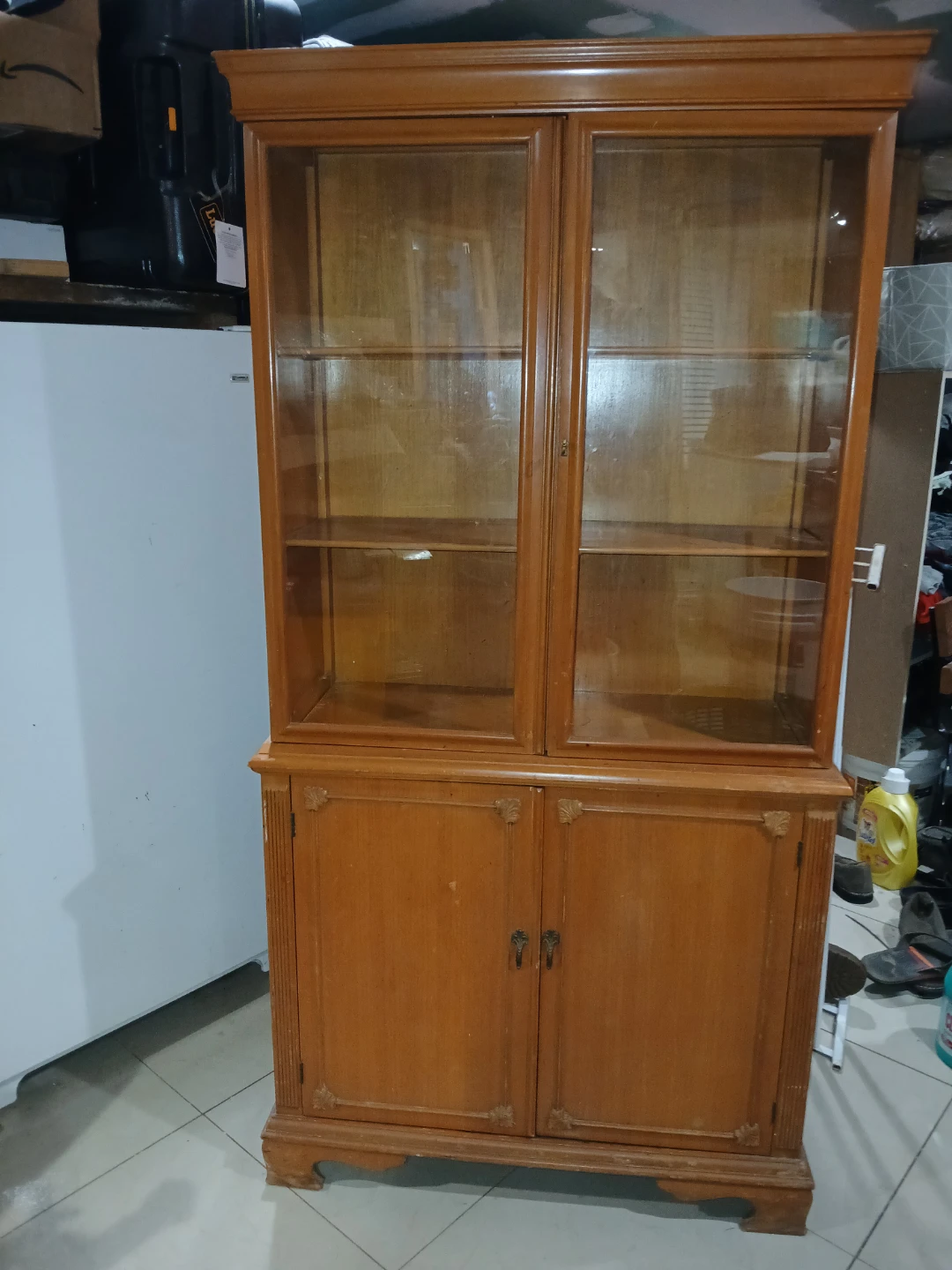Wooden China Cabinet - 34.5 w "x 67 h" - photo 3
