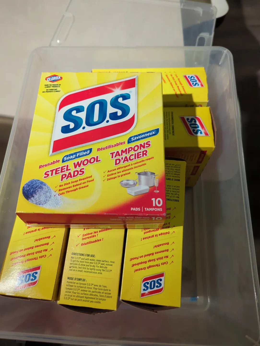 S.O.S Steel Wool Soap Pads - 60 wool pads