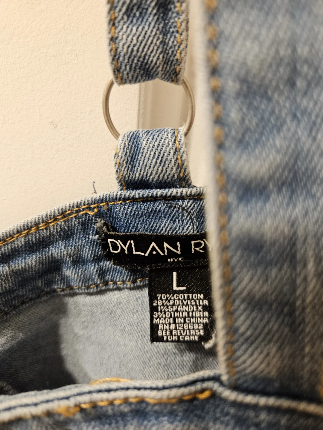 Dylan Ryan NYC Denim Top - Size L #Cleanout - photo 3