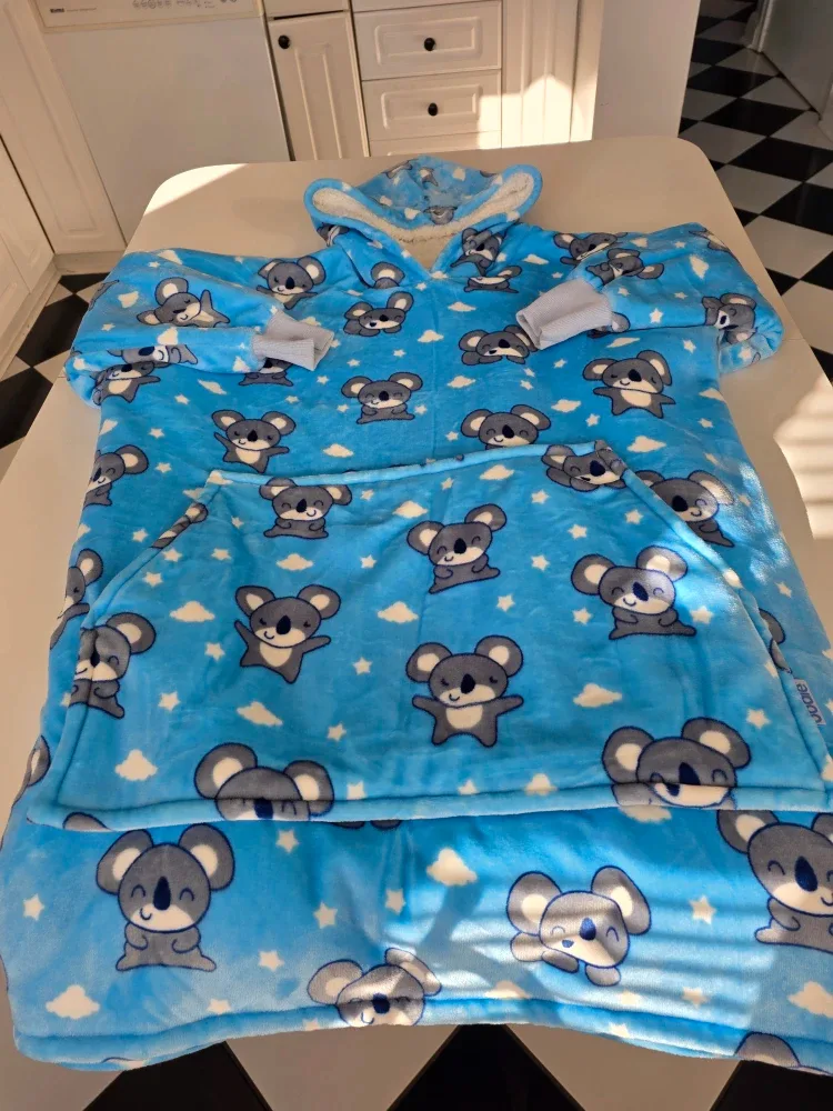 The Oodie Koala Blue Wearable Blanket