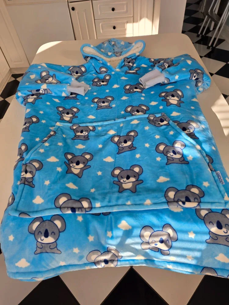 The Oodie Koala Blue Wearable Blanket image indicator(2)