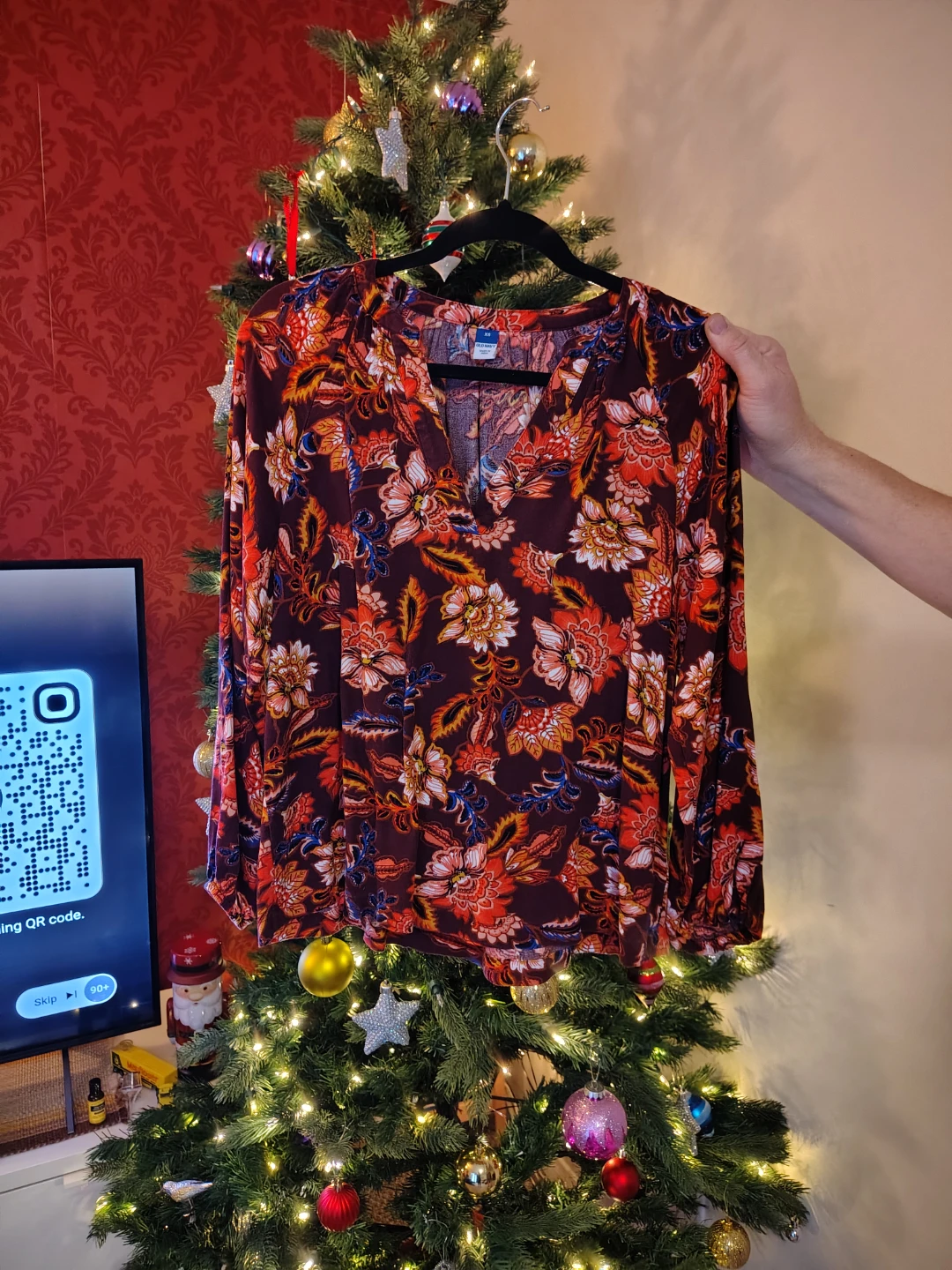Old Navy Floral Blouse - Size 2X