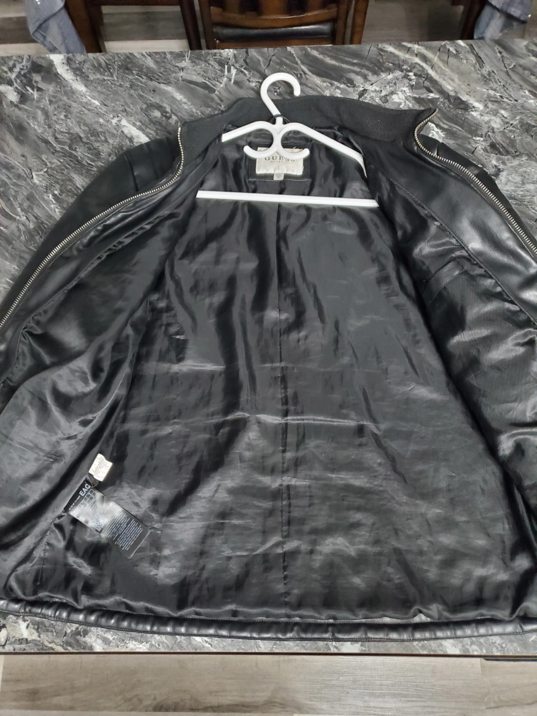 Guess Black Puffer Leather Jacket - photo 4