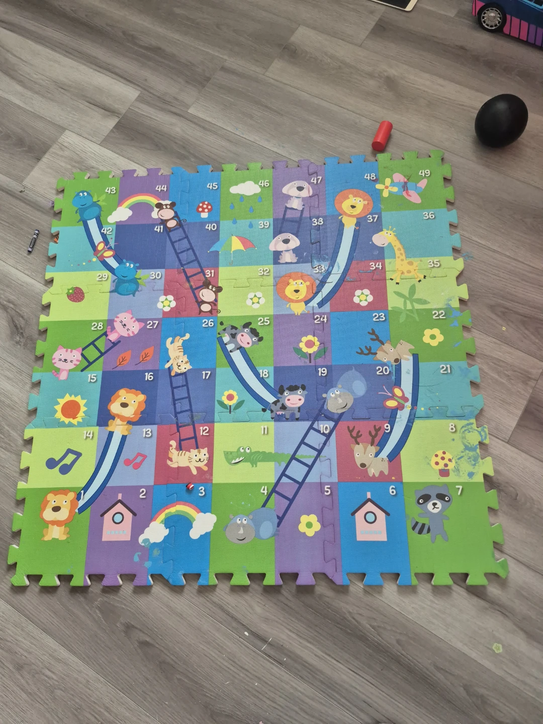 Kids Play Mat with Animal Design
