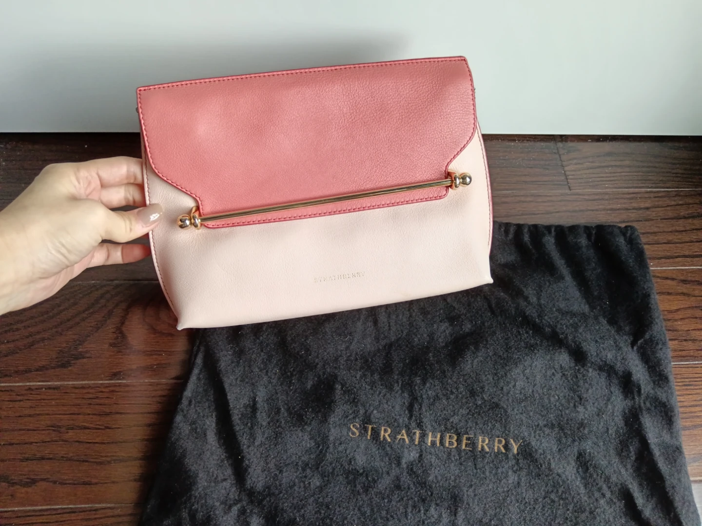 Strathberry Pink Colourblock Stylist Bag #Cleanout
