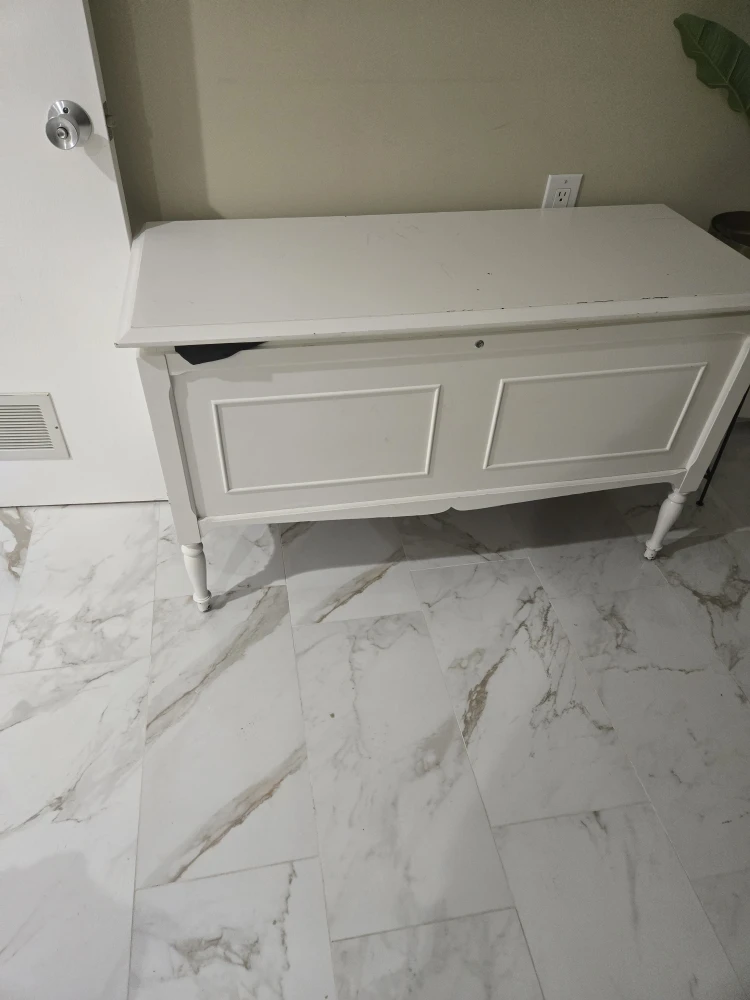 White Storage Chest