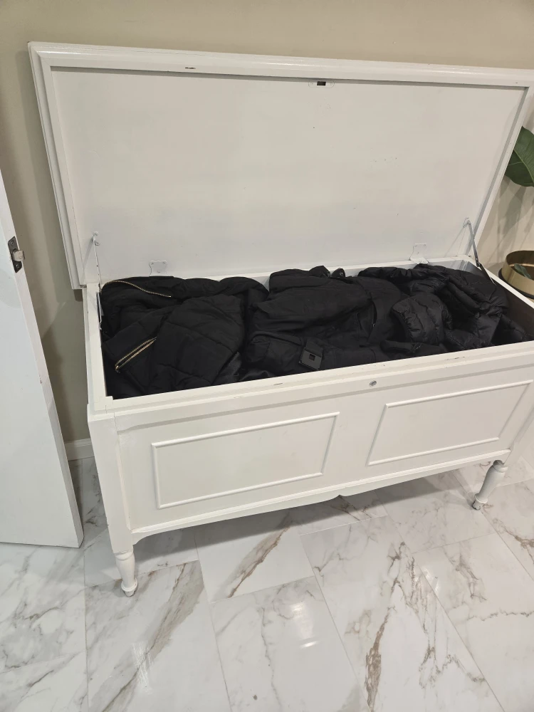 White Storage Chest - photo 2