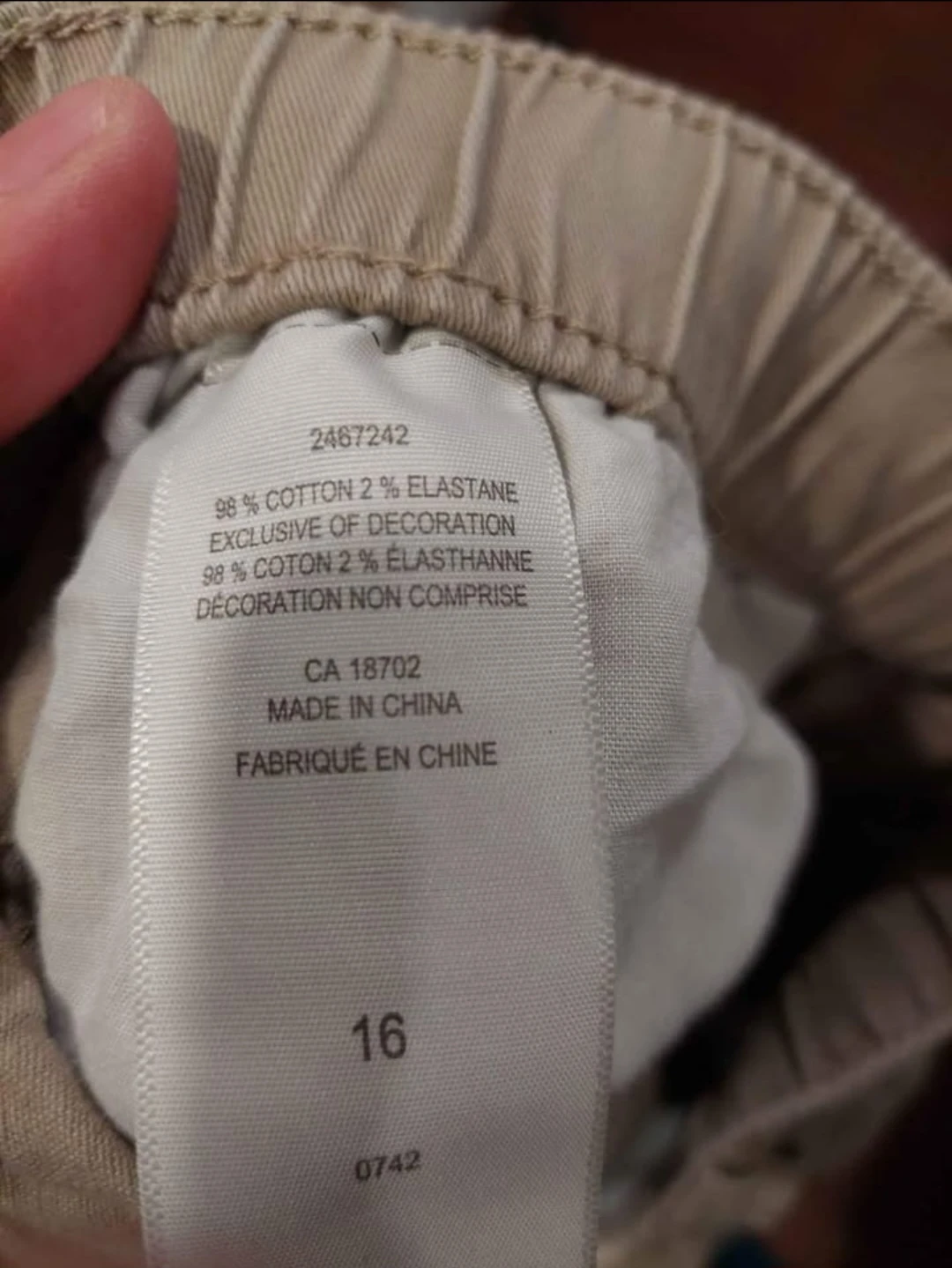 Levi's Beige Jogger Pants children - Size 16 - photo 3
