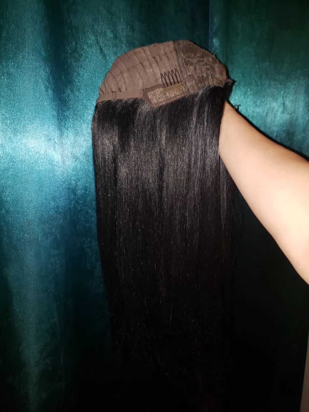 U Part Wig - Black Hair NEW image indicator(2)