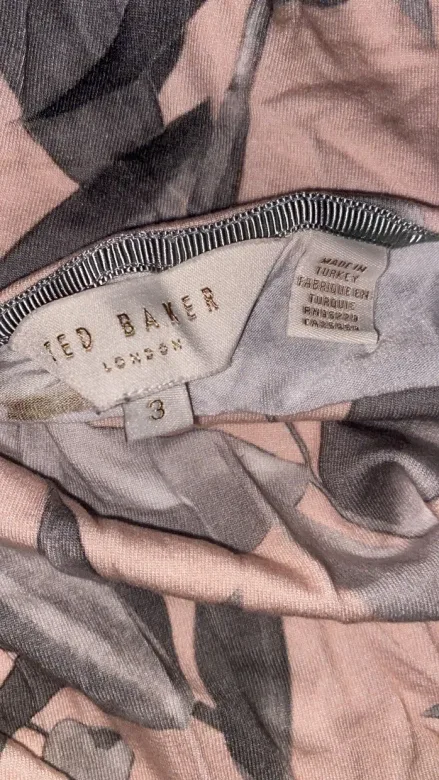 Ted Baker Floral T-shirt - Size 3