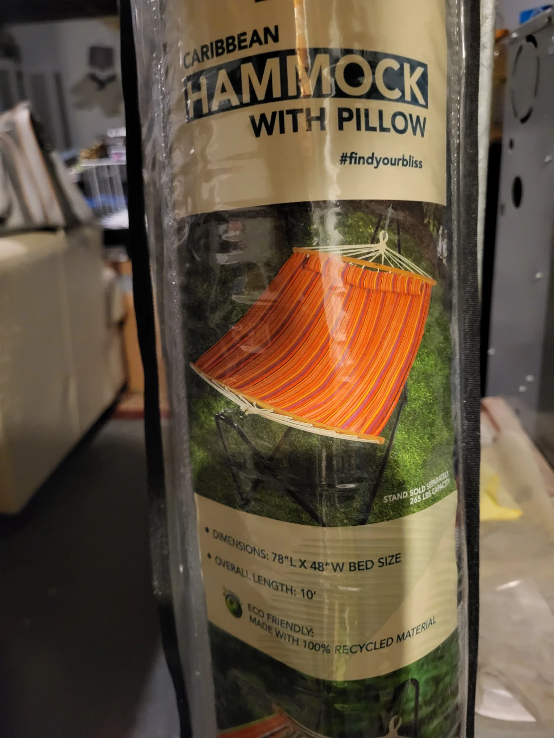 Bliss Caribbean Hammock with Pillow - New in Bag - photo 2