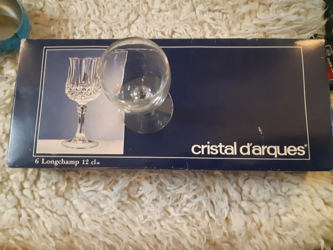 Cristal d'Arques Longchamp 6 Wine Glasses - photo 5