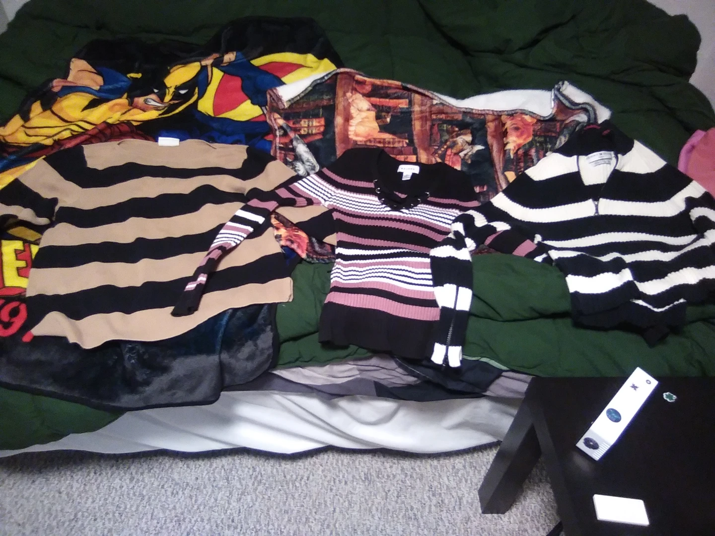 Women's striped sweaters