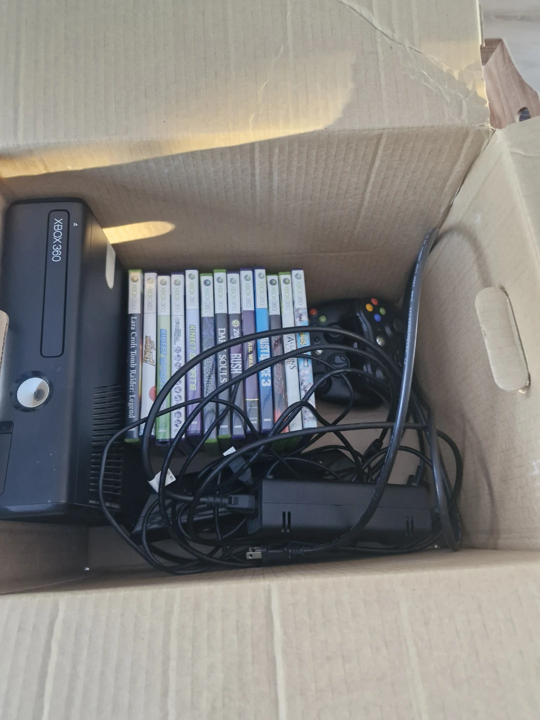 Xbox 360 Console with Games and Accessories