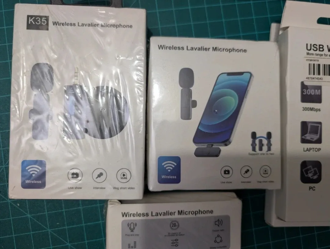 Wireless Lavalier Microphones & USB WiFi Repeaters image indicator(2)