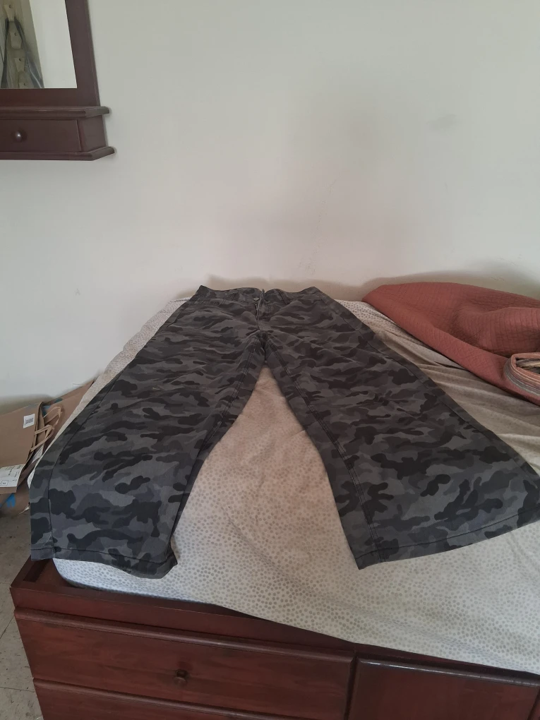 Camouflage jeans pants unisex