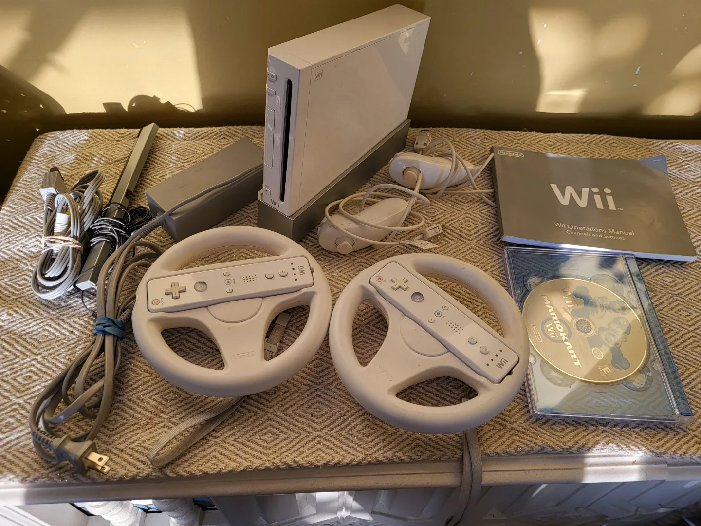 Nintendo Wii Console Bundle with Mario Kart,