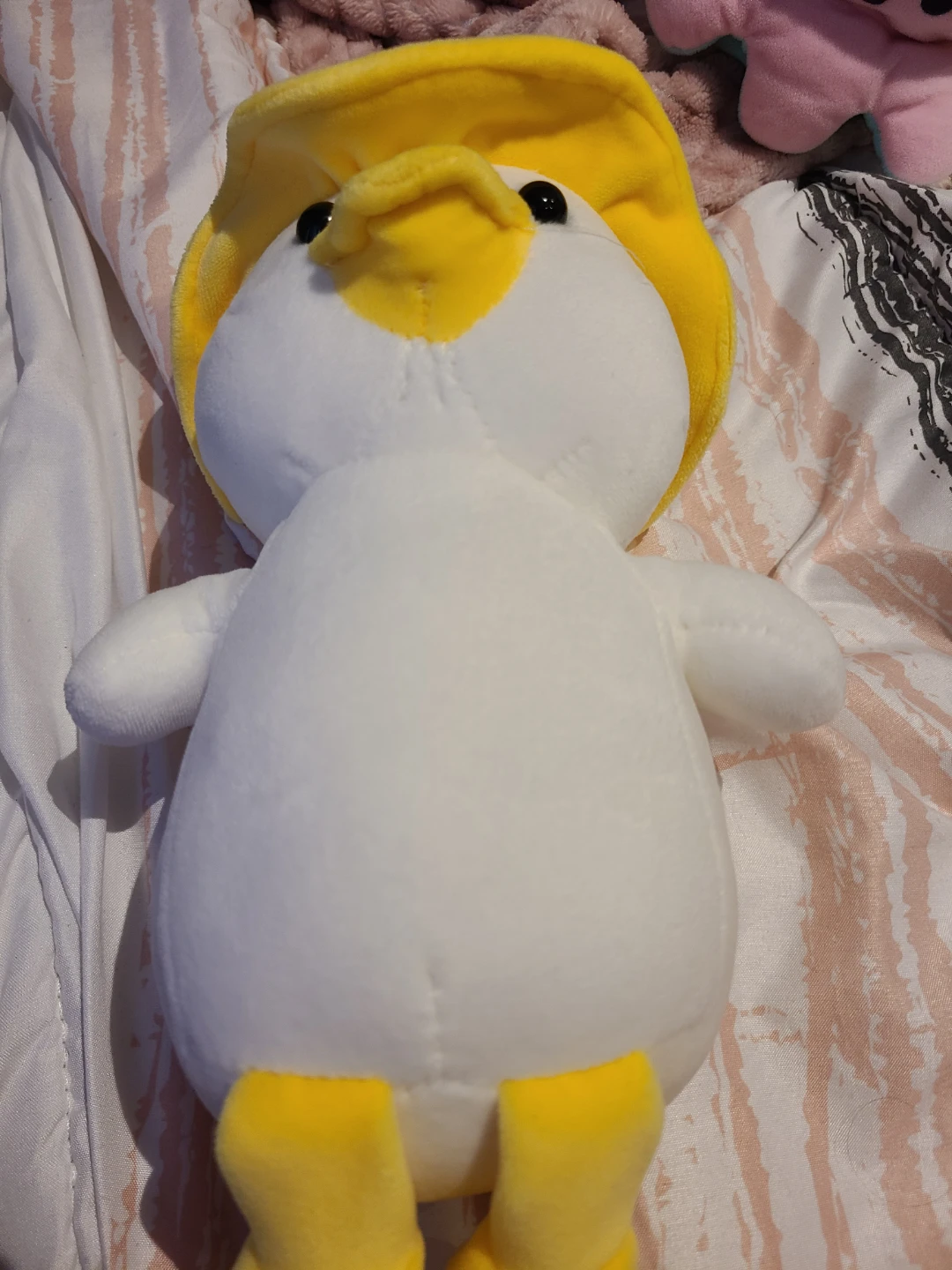 Yellow Hat Duck Plushie