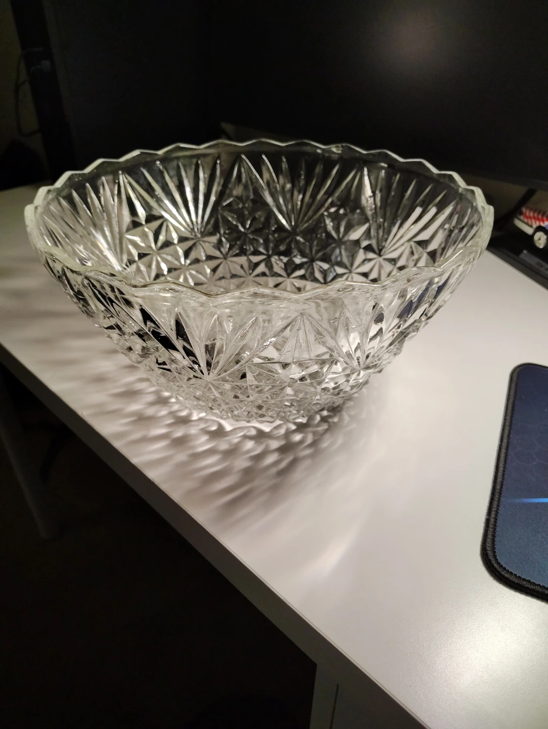 Vintage Clear Glass Bowl