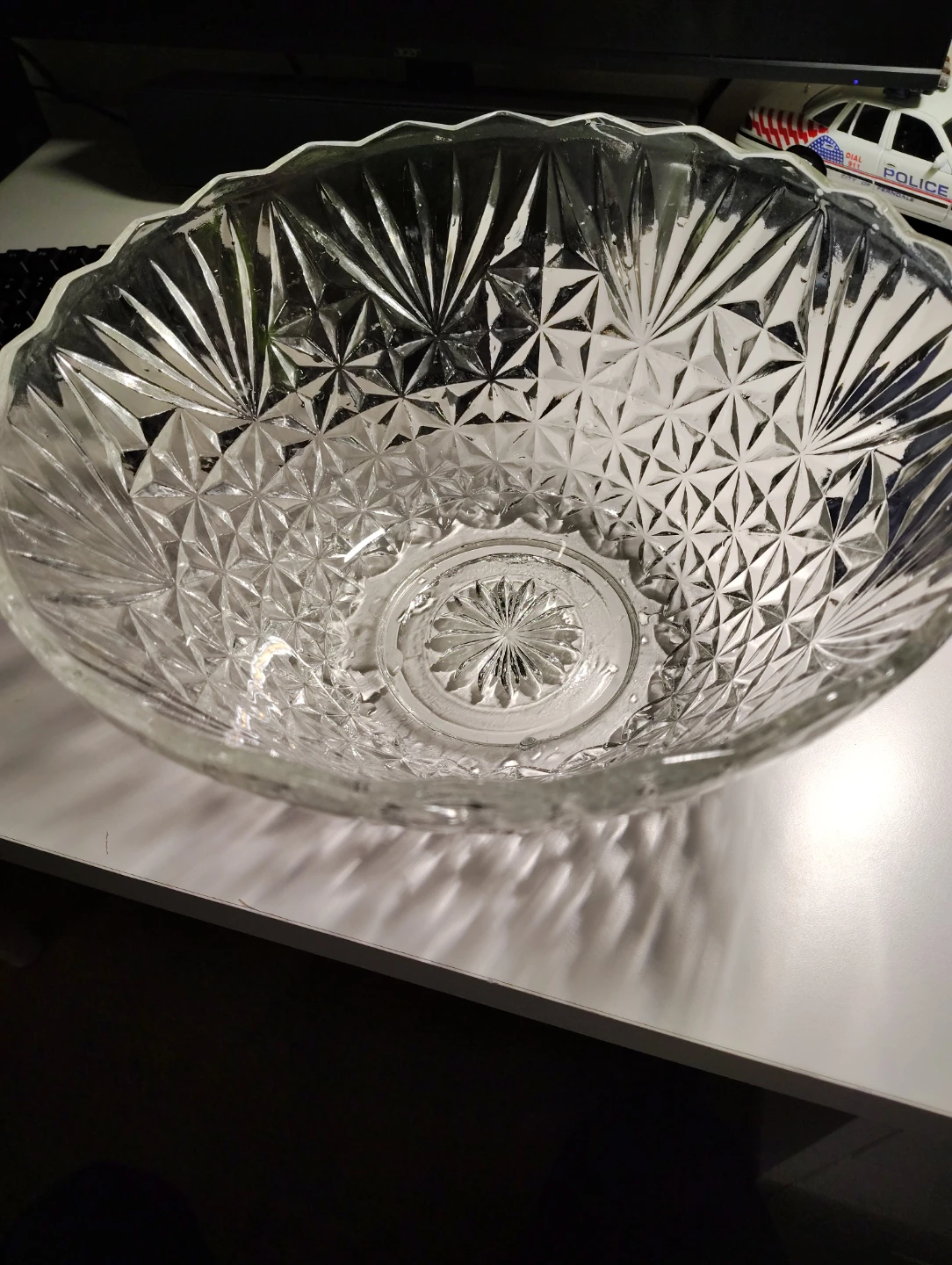 Vintage Clear Glass Bowl - photo 2