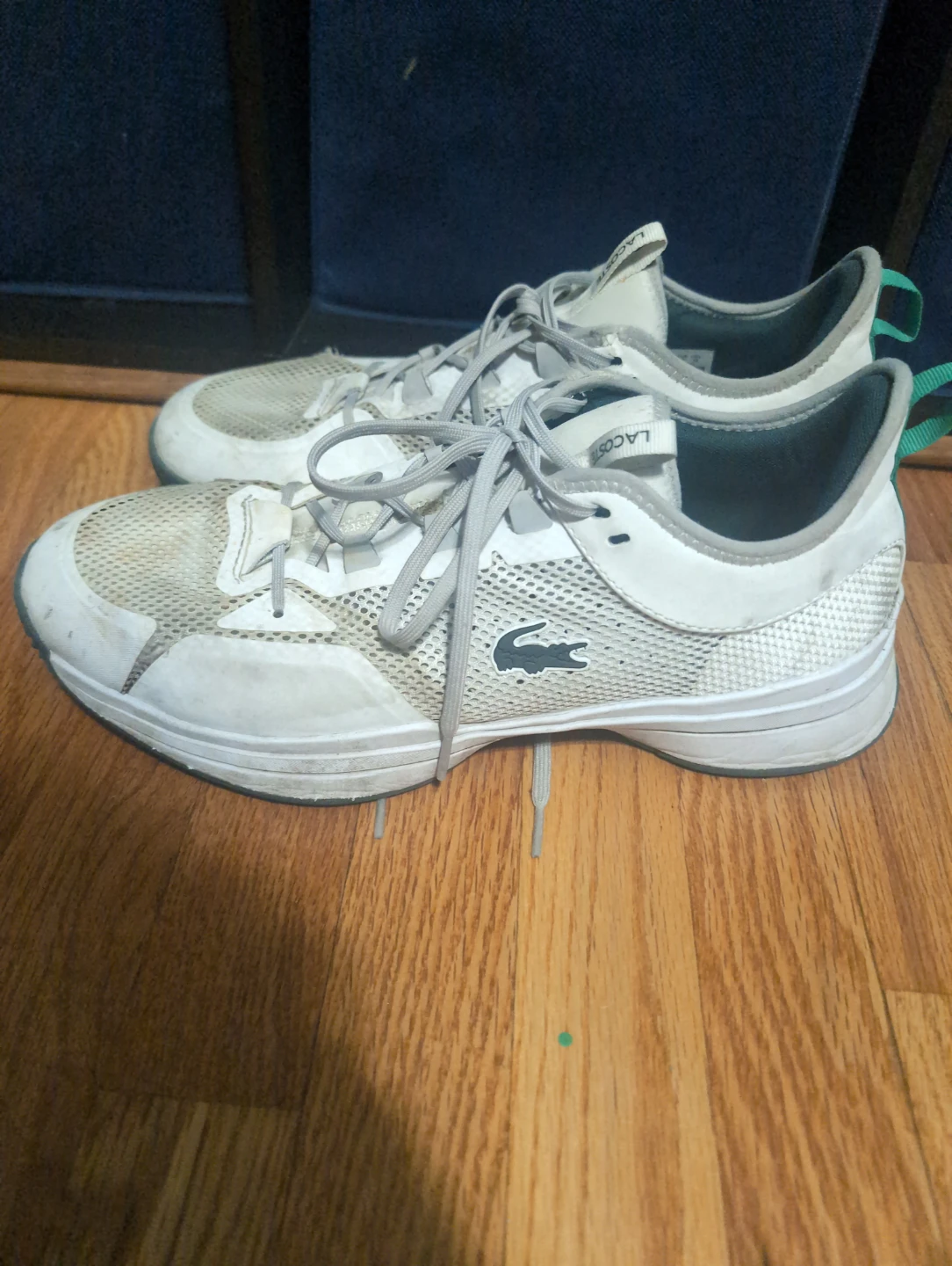 Lacoste White Sneakers - Men's Size 13