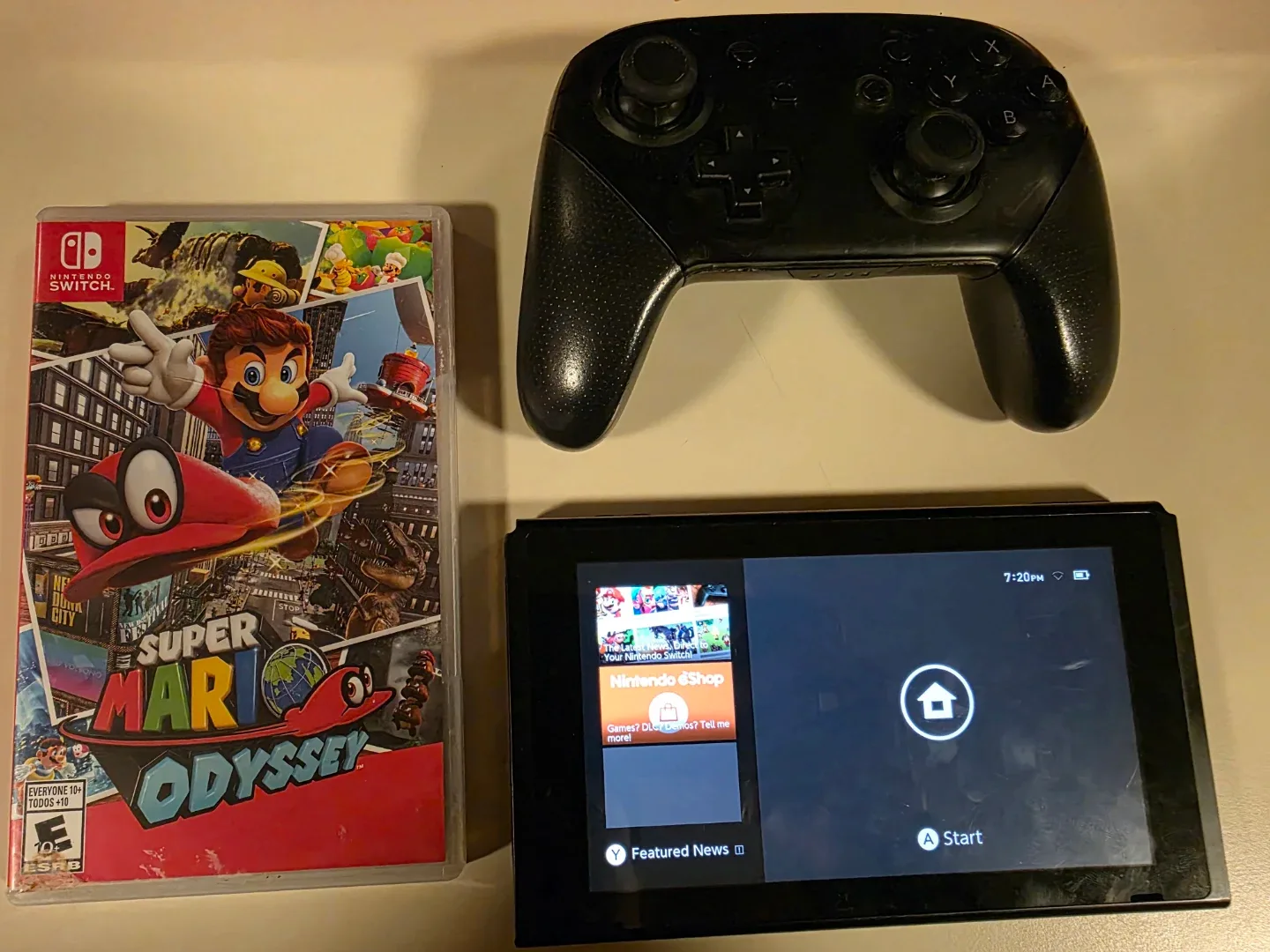 Original nintendo switch 001 with remote control use condition image indicator(2)