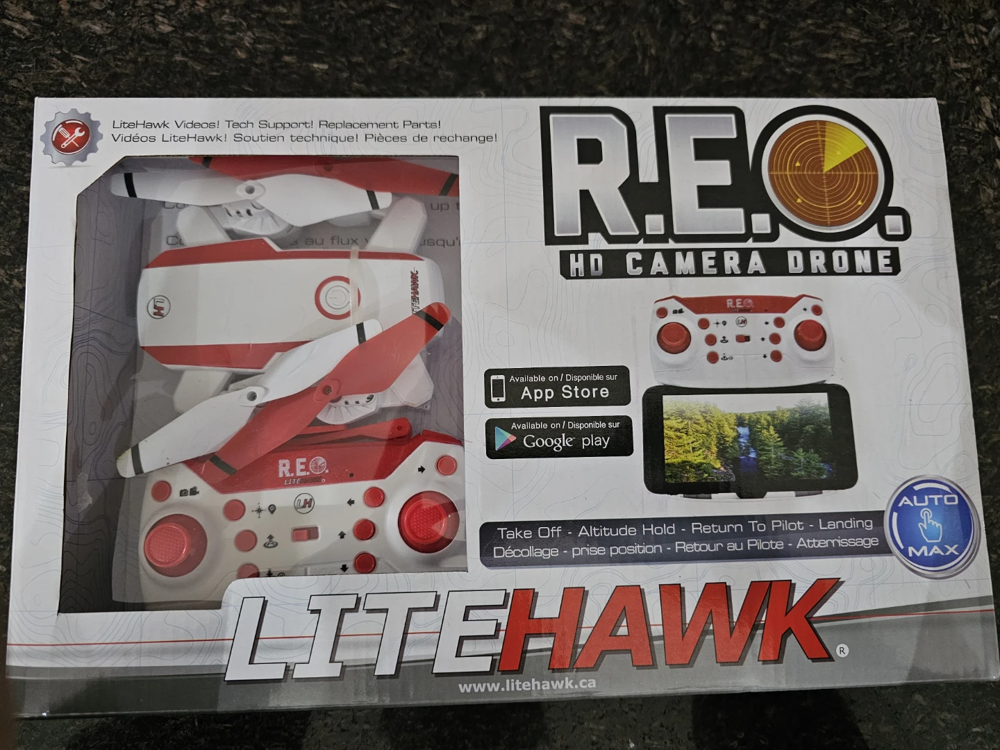 LiteHawk R.E.O. HD Camera Drone - New in Box!