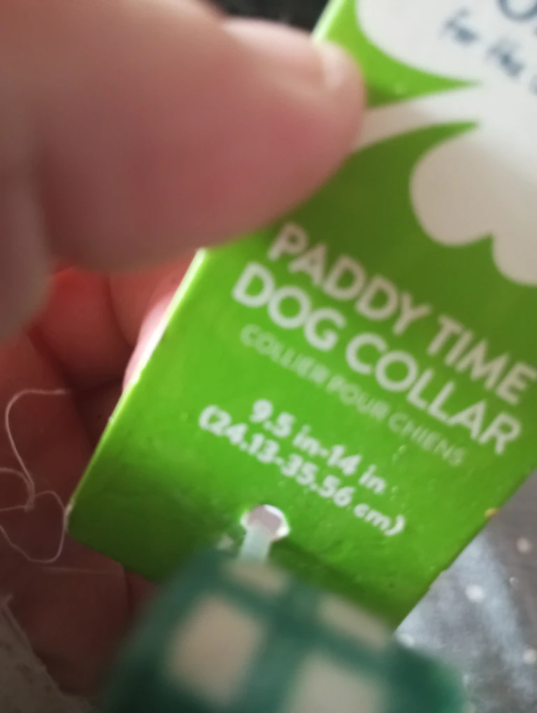 TOP-PAW Paddy Time Dog Collar, 9.5-14 inch - photo 3