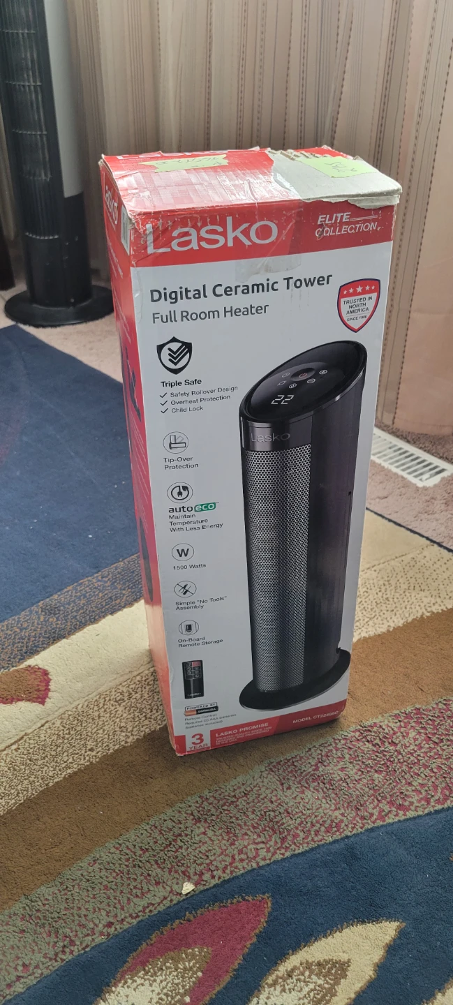 Lasko Digital Ceramic Tower Heater - photo 2