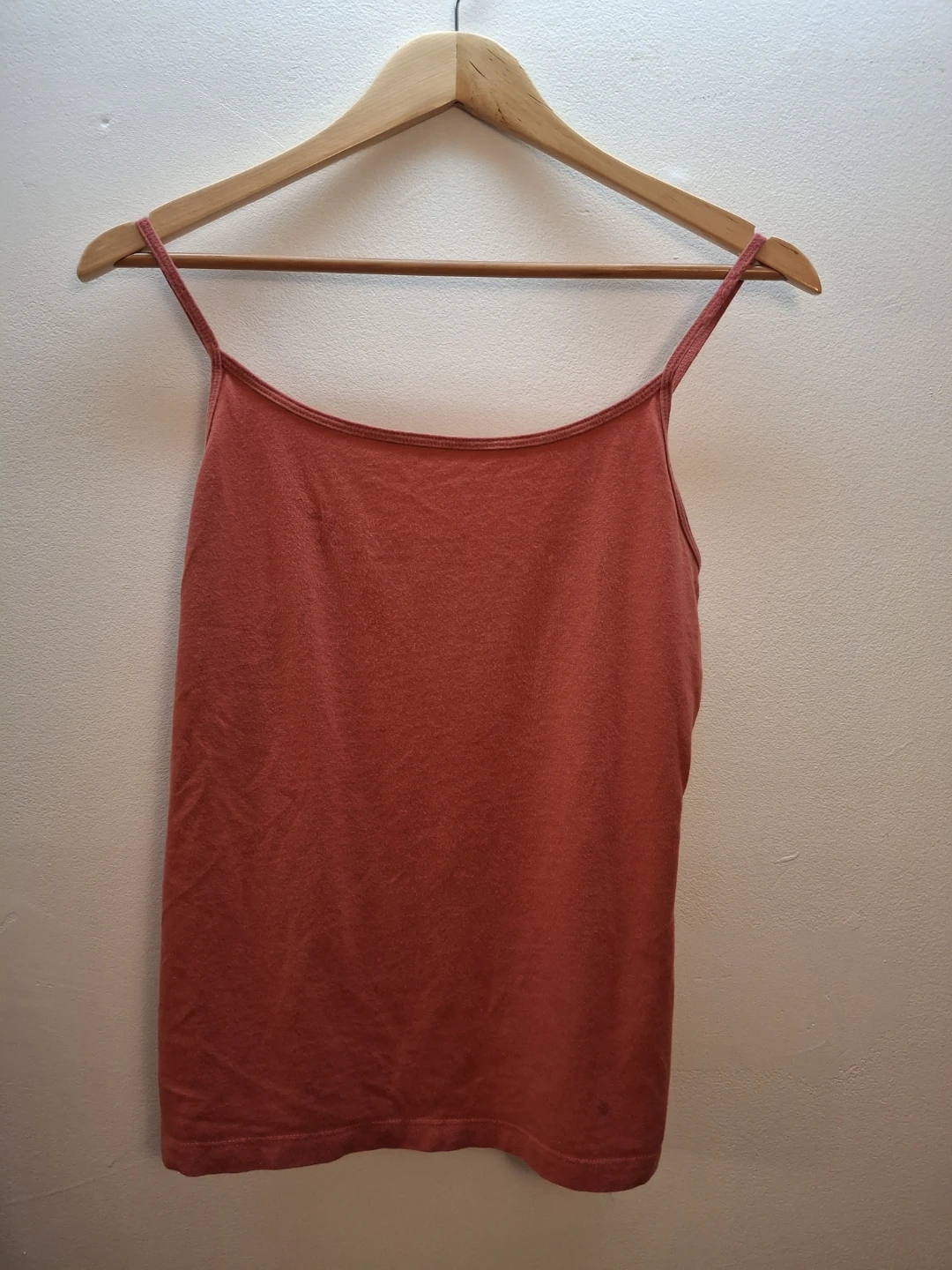 Coral Spaghetti Strap Tank Top