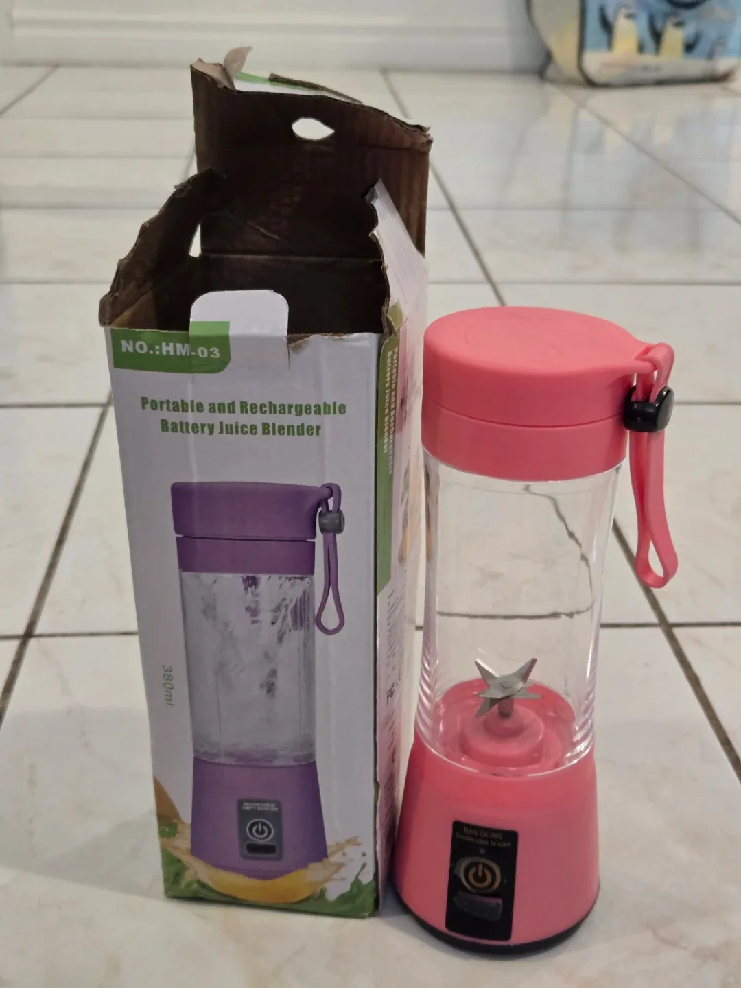 Portable Rechargeable Juice Blender - Pink image indicator(2)