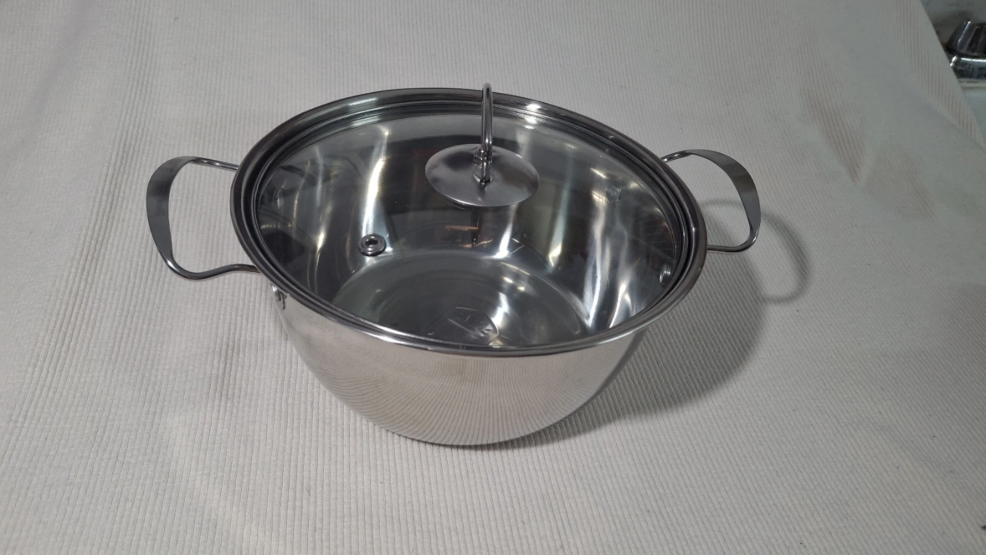 8" Stainless Steel Stock Pot with Lid