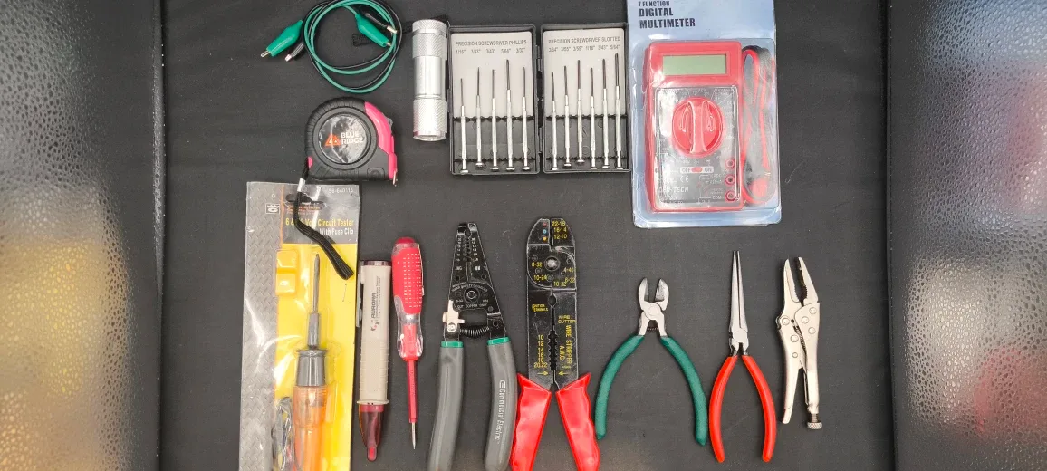 Electrical Tools Kit + Digital Multimeter | Auto & Home Repair image indicator(2)