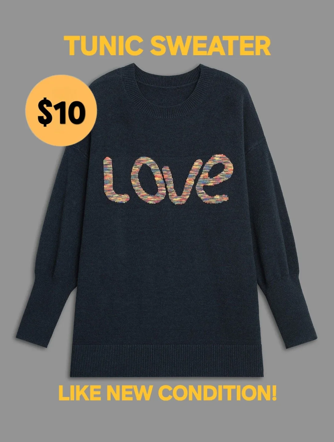 Love Tunic Sweater