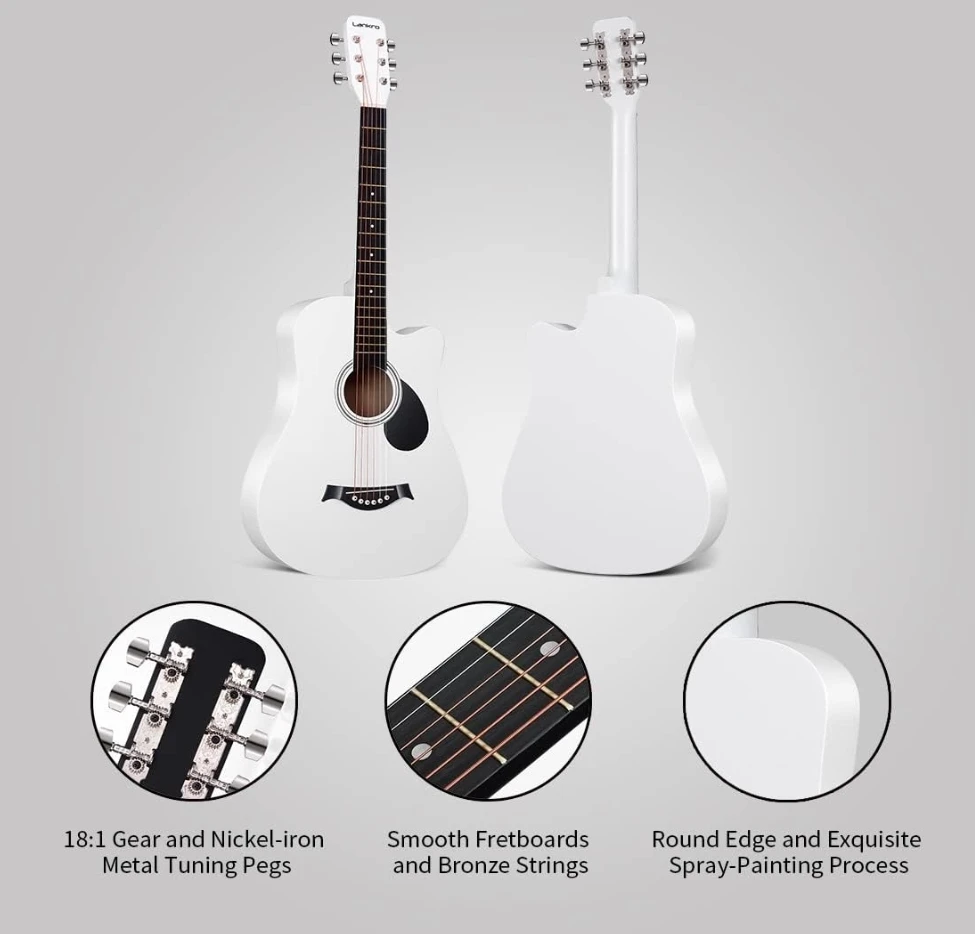 Lankro 'Beginner' 38" Acoustic Guitar - NEW!!! - photo 3